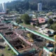 Un 75% de avance muestra instalación de pilotes del viaducto Chacabuco en Concepción
