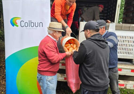 Familias de la precordillera del Biobío recibieron apoyo a su economía familiar