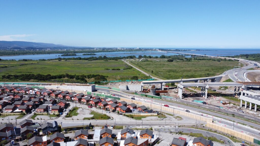 Este lunes inician desvíos de tránsito por obras del Puente Industrial en Hualpén