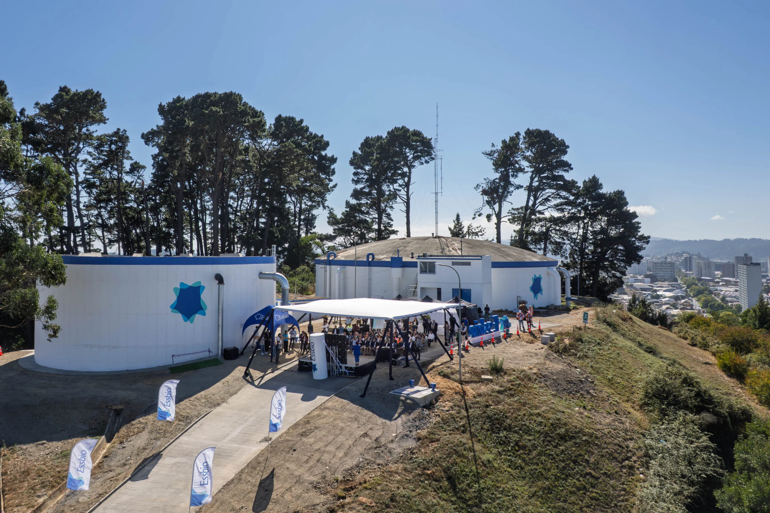 Nuevo estanque de agua dará más autonomía a tres comunas del Gran Concepción