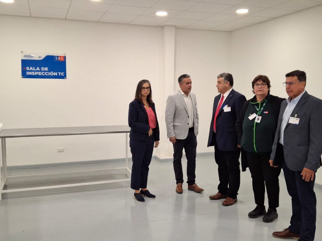 Inauguran sitio de inspección SAG en zona extraportuaria Puerto Columbo en San Antonio.